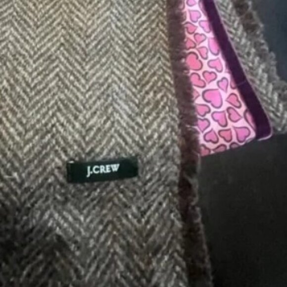 J.Crew wool-blend herringbone scarf - Picture 5 of 5
